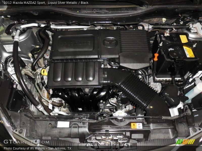 Liquid Silver Metallic / Black 2012 Mazda MAZDA2 Sport