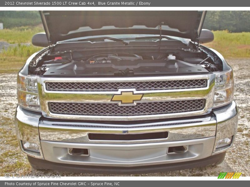 Blue Granite Metallic / Ebony 2012 Chevrolet Silverado 1500 LT Crew Cab 4x4