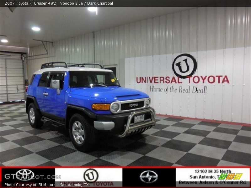 Voodoo Blue / Dark Charcoal 2007 Toyota FJ Cruiser 4WD