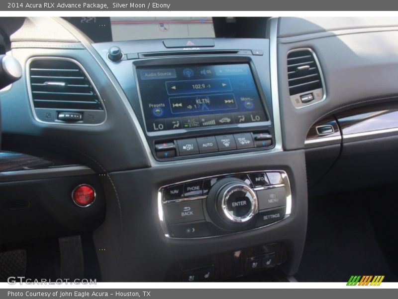 Silver Moon / Ebony 2014 Acura RLX Advance Package