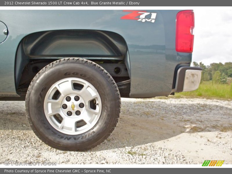 Blue Granite Metallic / Ebony 2012 Chevrolet Silverado 1500 LT Crew Cab 4x4