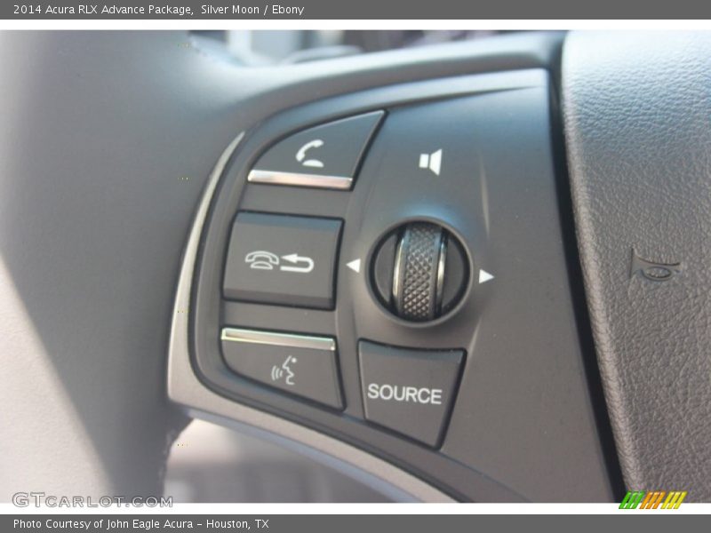 Silver Moon / Ebony 2014 Acura RLX Advance Package