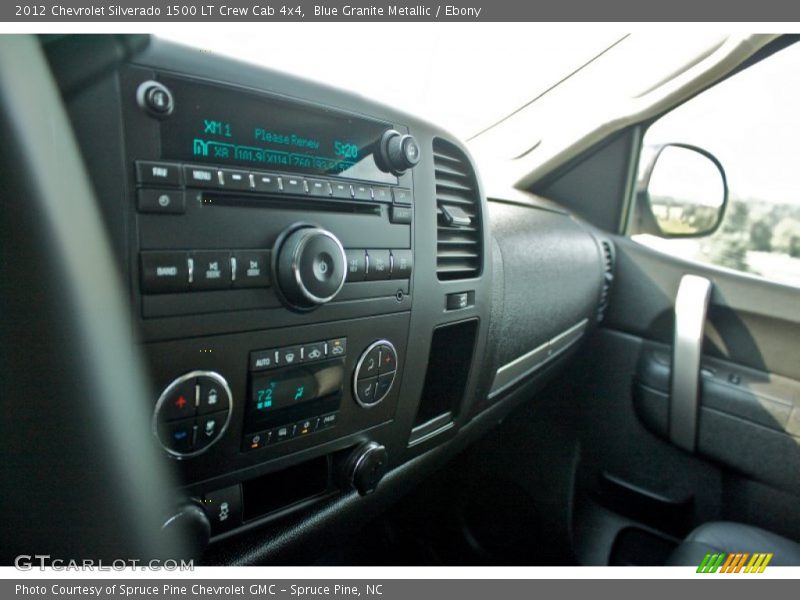 Blue Granite Metallic / Ebony 2012 Chevrolet Silverado 1500 LT Crew Cab 4x4