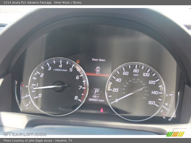 Silver Moon / Ebony 2014 Acura RLX Advance Package
