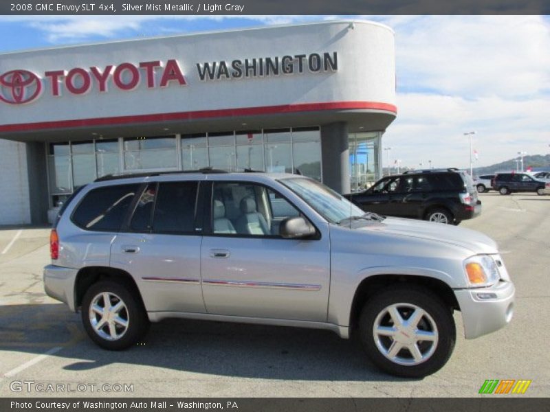 Silver Mist Metallic / Light Gray 2008 GMC Envoy SLT 4x4