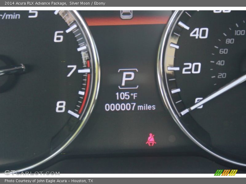 Silver Moon / Ebony 2014 Acura RLX Advance Package