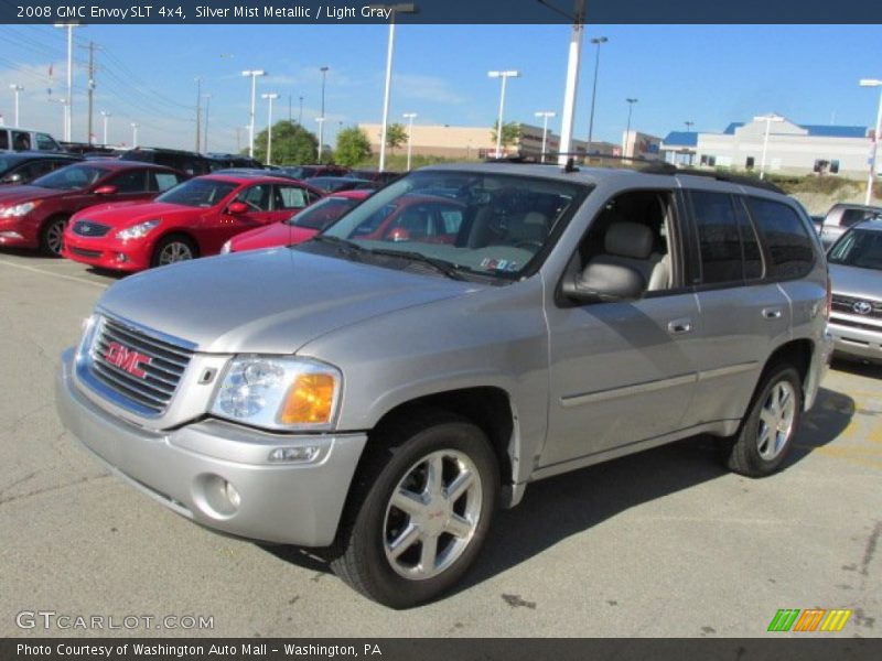 Silver Mist Metallic / Light Gray 2008 GMC Envoy SLT 4x4