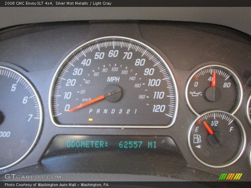 Silver Mist Metallic / Light Gray 2008 GMC Envoy SLT 4x4