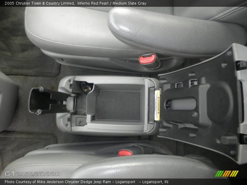 Inferno Red Pearl / Medium Slate Gray 2005 Chrysler Town & Country Limited