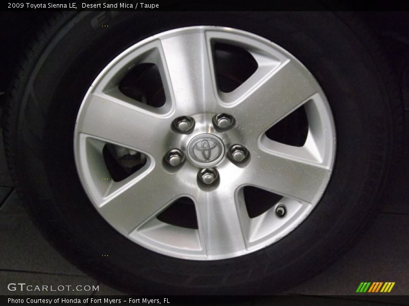 Desert Sand Mica / Taupe 2009 Toyota Sienna LE