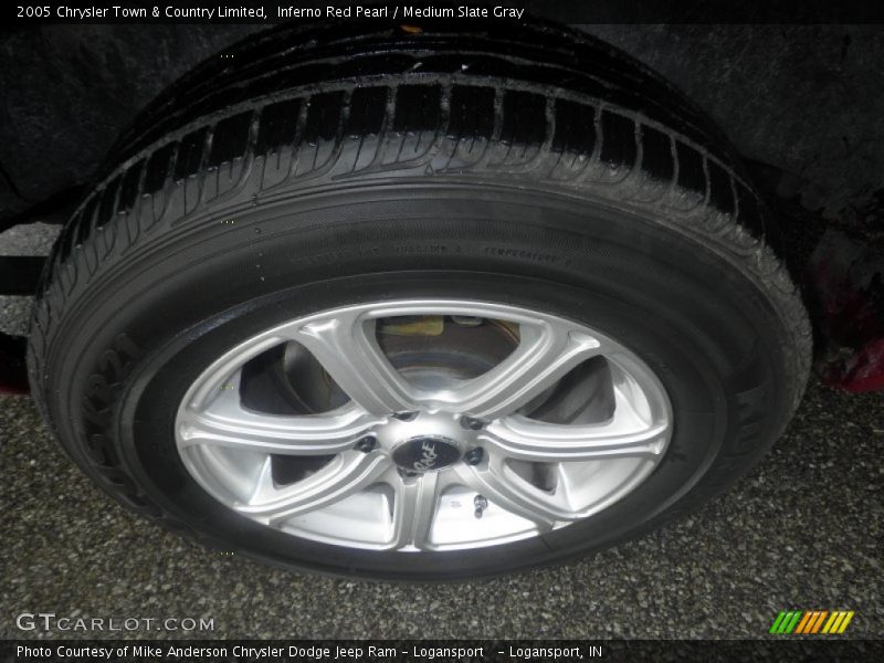 Inferno Red Pearl / Medium Slate Gray 2005 Chrysler Town & Country Limited