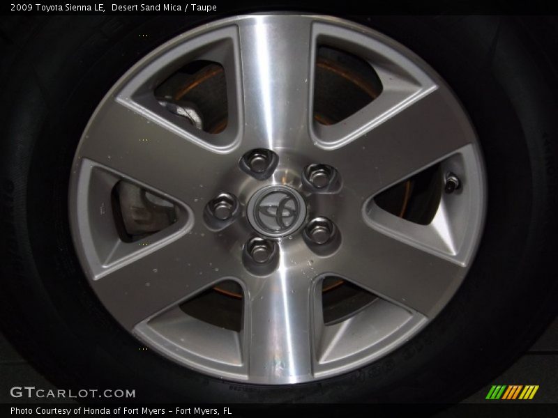 Desert Sand Mica / Taupe 2009 Toyota Sienna LE