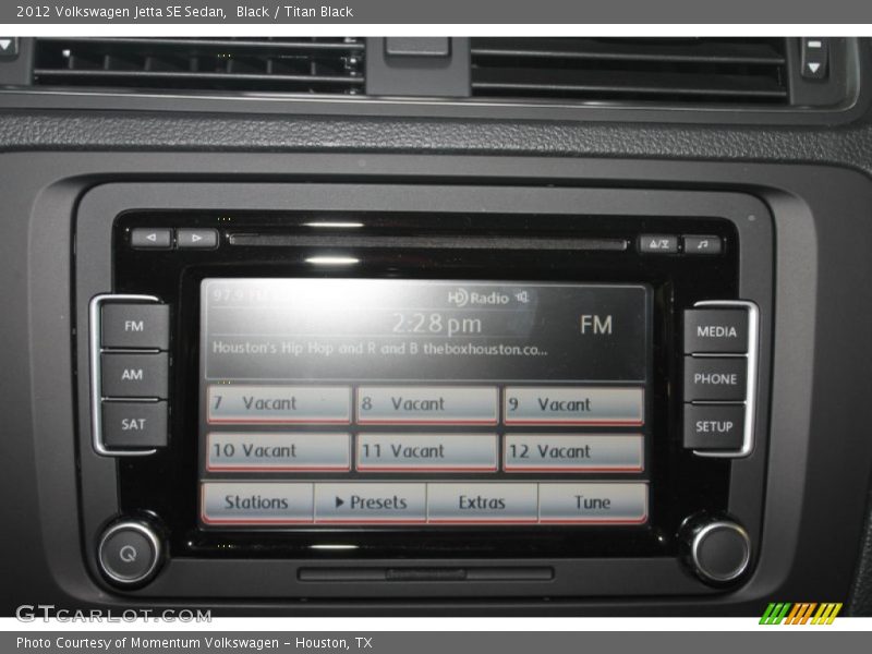 Black / Titan Black 2012 Volkswagen Jetta SE Sedan
