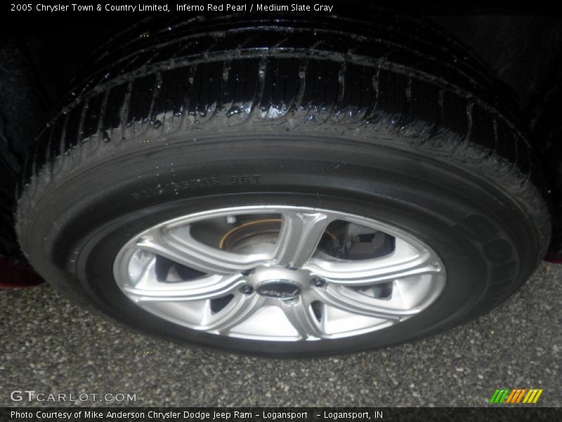 Inferno Red Pearl / Medium Slate Gray 2005 Chrysler Town & Country Limited