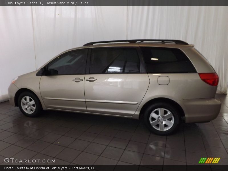 Desert Sand Mica / Taupe 2009 Toyota Sienna LE