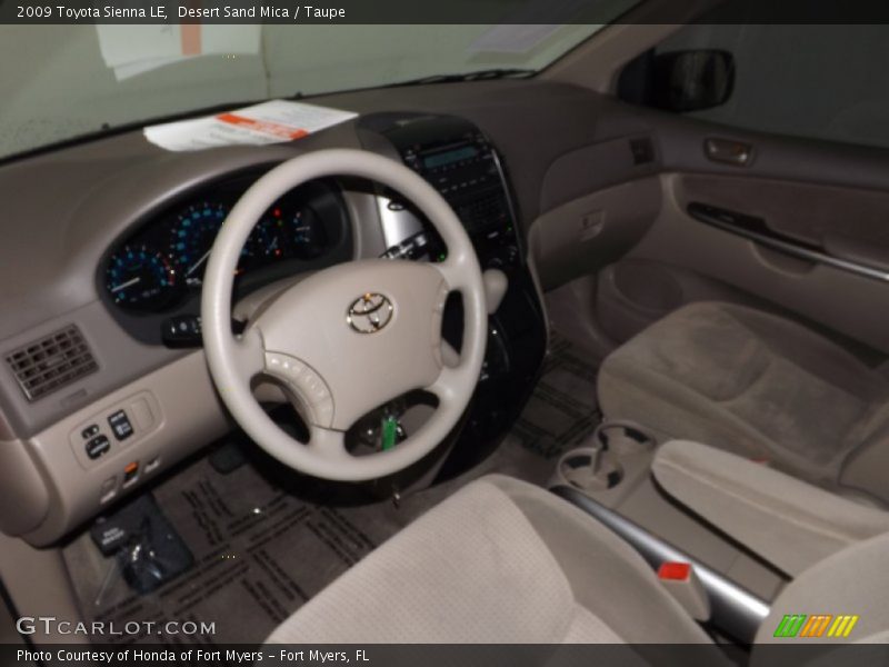 Desert Sand Mica / Taupe 2009 Toyota Sienna LE