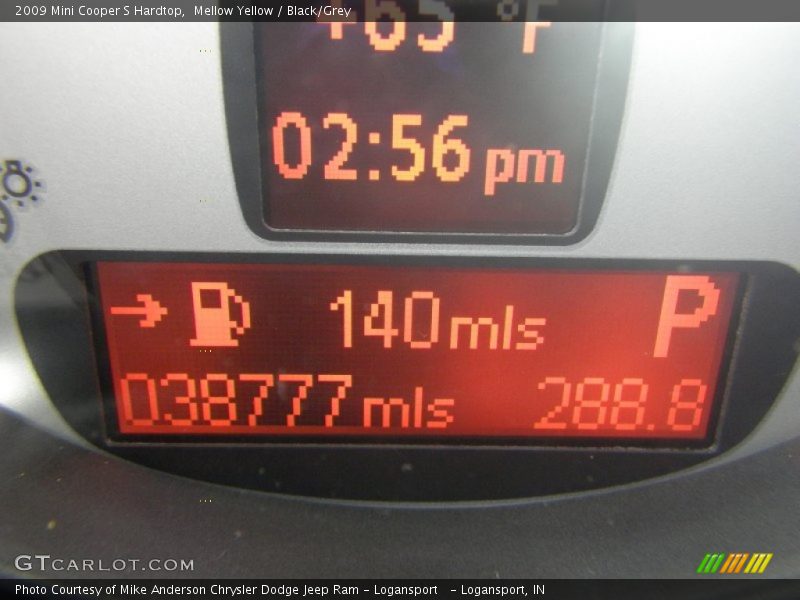 Mellow Yellow / Black/Grey 2009 Mini Cooper S Hardtop