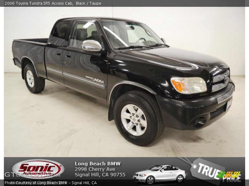 Black / Taupe 2006 Toyota Tundra SR5 Access Cab