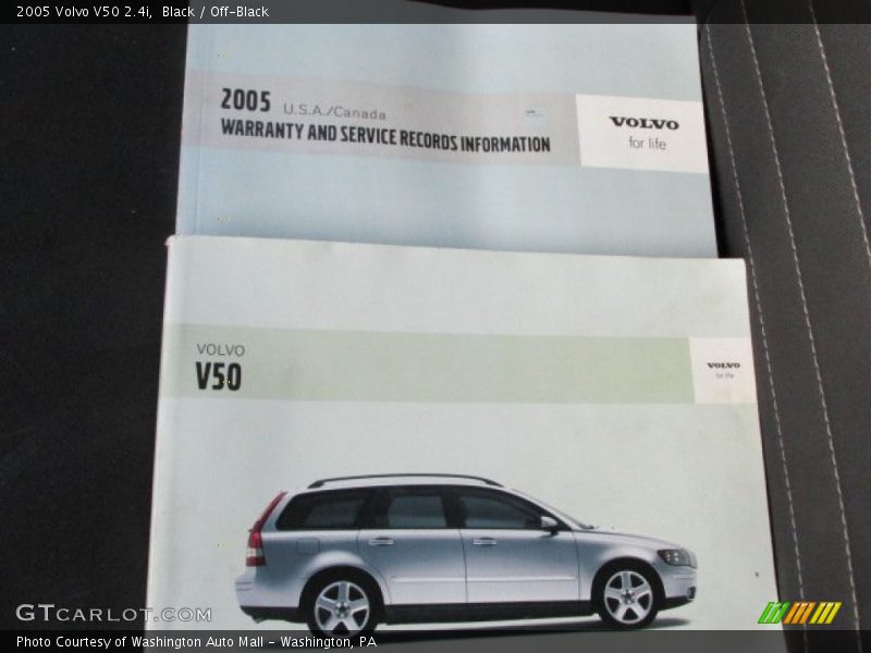 Black / Off-Black 2005 Volvo V50 2.4i