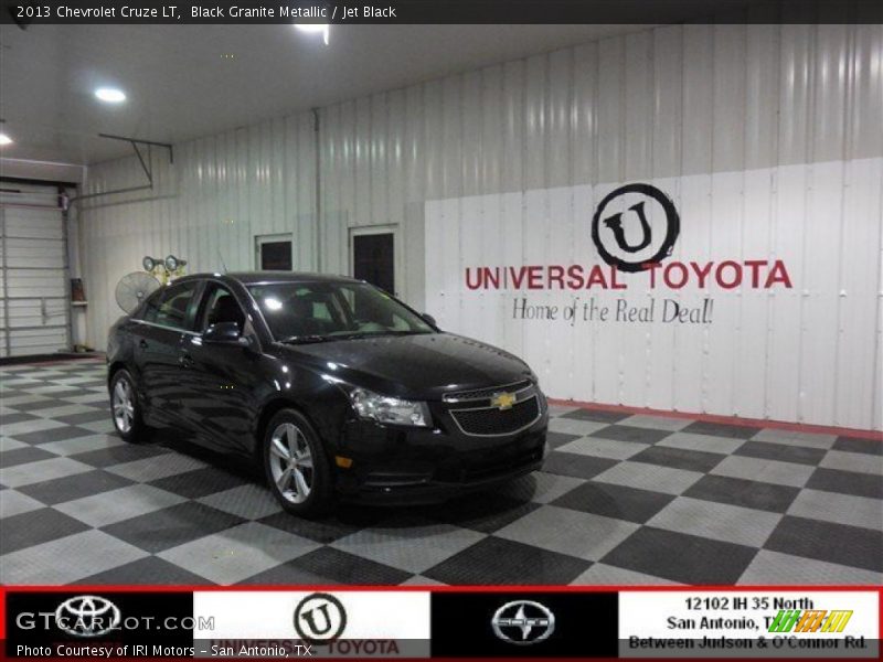 Black Granite Metallic / Jet Black 2013 Chevrolet Cruze LT