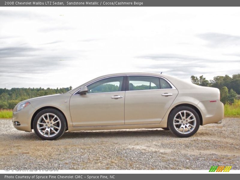  2008 Malibu LTZ Sedan Sandstone Metallic