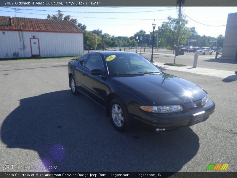 Onyx Black / Pewter 2002 Oldsmobile Alero GL Coupe