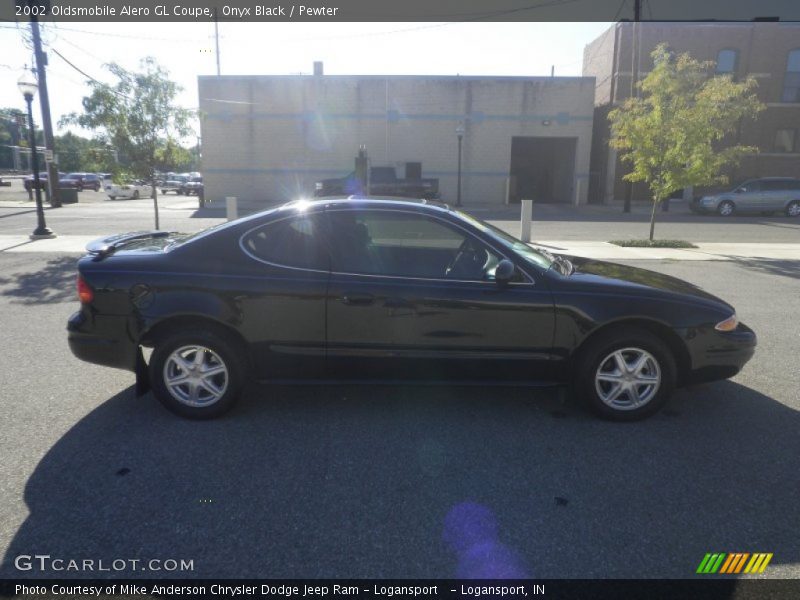 Onyx Black / Pewter 2002 Oldsmobile Alero GL Coupe