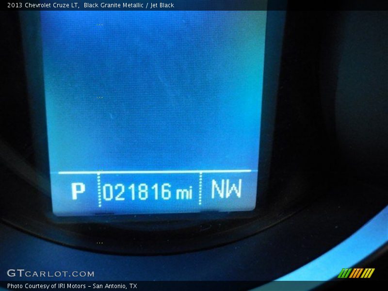 Black Granite Metallic / Jet Black 2013 Chevrolet Cruze LT