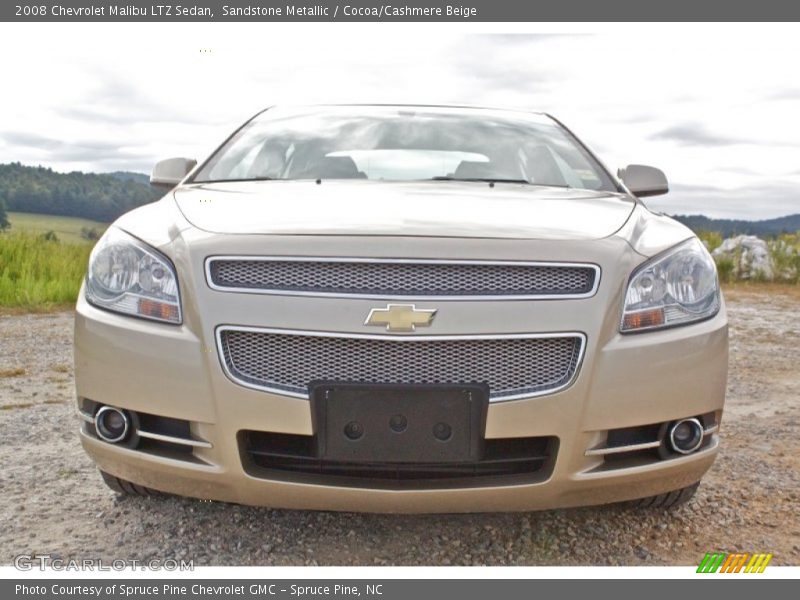 Sandstone Metallic / Cocoa/Cashmere Beige 2008 Chevrolet Malibu LTZ Sedan