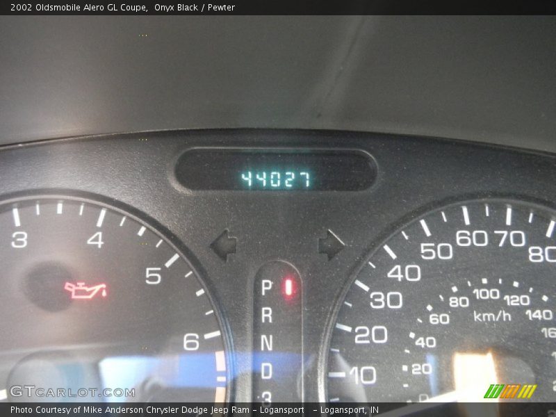 Onyx Black / Pewter 2002 Oldsmobile Alero GL Coupe