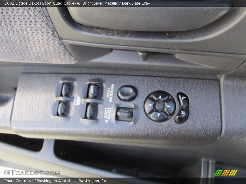 Bright Silver Metallic / Dark Slate Gray 2002 Dodge Dakota Sport Quad Cab 4x4