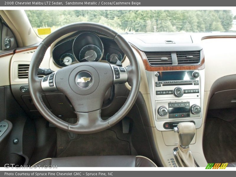 Dashboard of 2008 Malibu LTZ Sedan