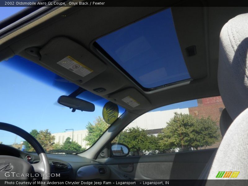 Onyx Black / Pewter 2002 Oldsmobile Alero GL Coupe