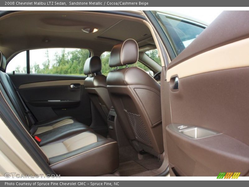 Sandstone Metallic / Cocoa/Cashmere Beige 2008 Chevrolet Malibu LTZ Sedan