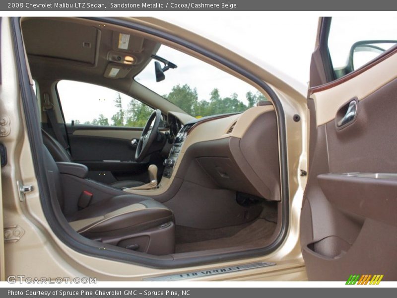 Sandstone Metallic / Cocoa/Cashmere Beige 2008 Chevrolet Malibu LTZ Sedan
