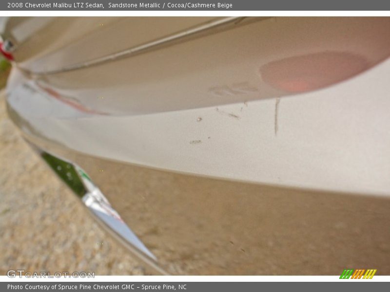 Sandstone Metallic / Cocoa/Cashmere Beige 2008 Chevrolet Malibu LTZ Sedan
