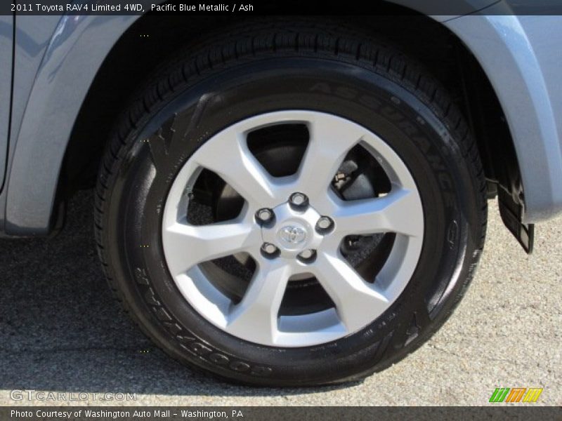 Pacific Blue Metallic / Ash 2011 Toyota RAV4 Limited 4WD