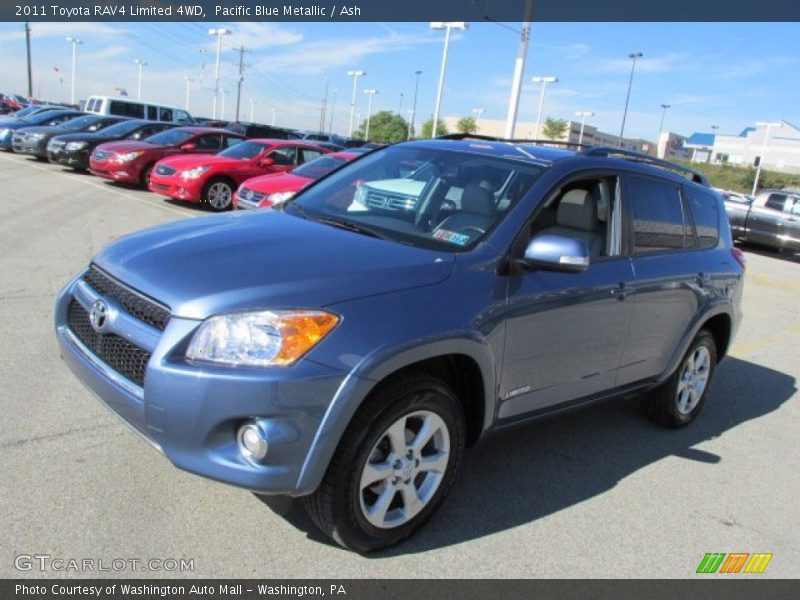 Pacific Blue Metallic / Ash 2011 Toyota RAV4 Limited 4WD
