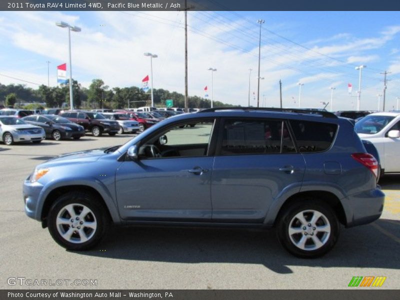 Pacific Blue Metallic / Ash 2011 Toyota RAV4 Limited 4WD