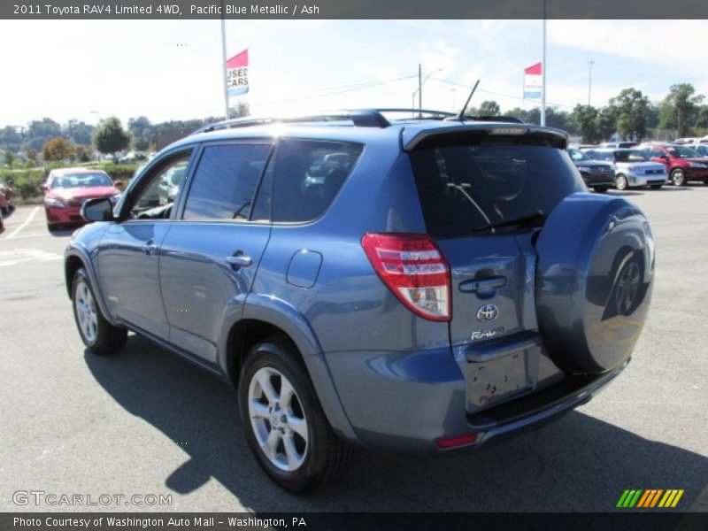 Pacific Blue Metallic / Ash 2011 Toyota RAV4 Limited 4WD