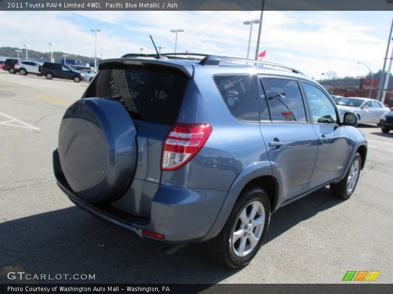 Pacific Blue Metallic / Ash 2011 Toyota RAV4 Limited 4WD