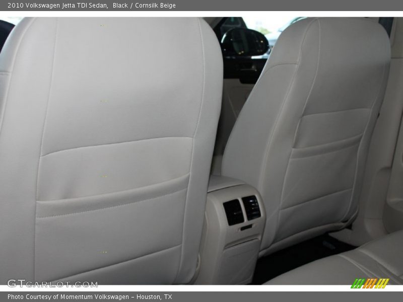 Black / Cornsilk Beige 2010 Volkswagen Jetta TDI Sedan