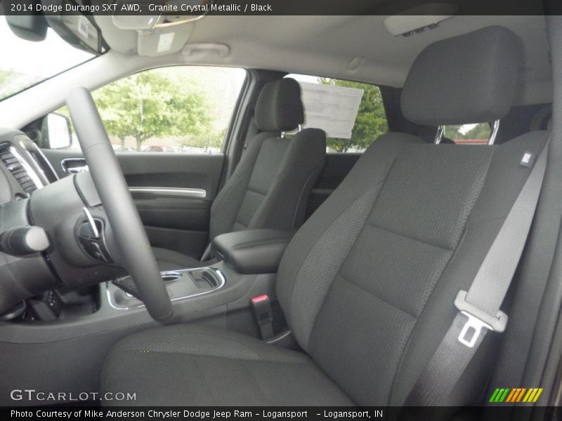 Granite Crystal Metallic / Black 2014 Dodge Durango SXT AWD