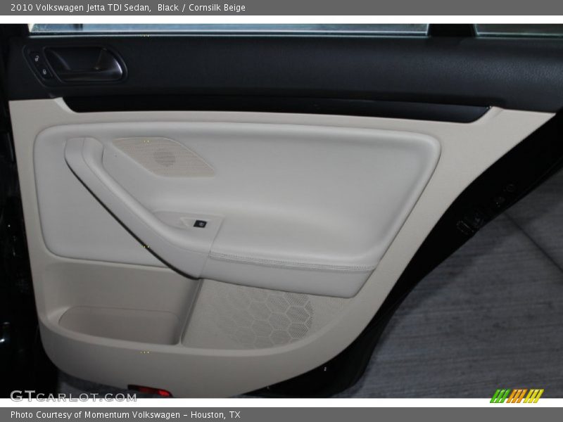 Black / Cornsilk Beige 2010 Volkswagen Jetta TDI Sedan