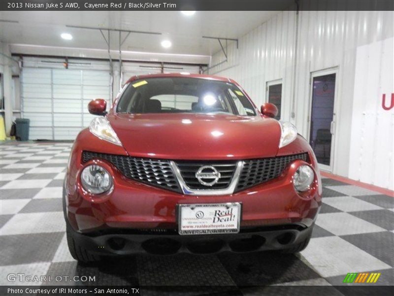 Cayenne Red / Black/Silver Trim 2013 Nissan Juke S AWD