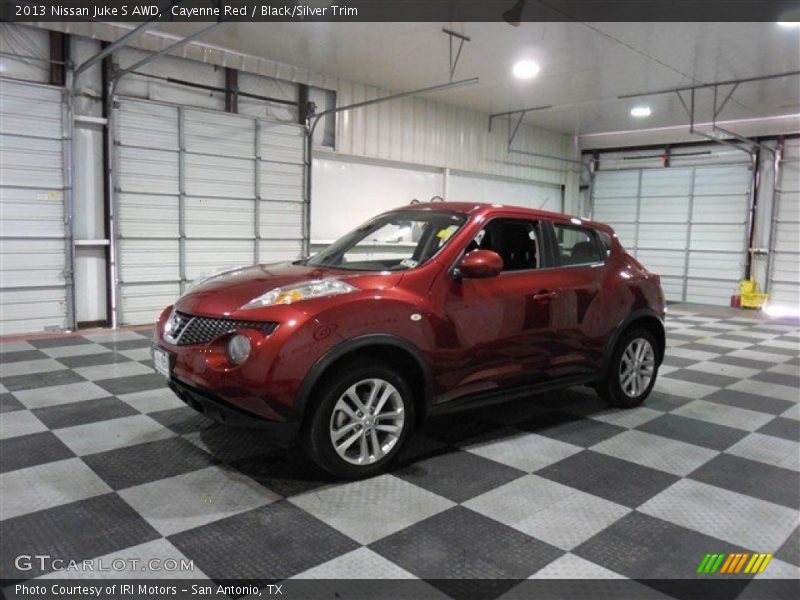 Cayenne Red / Black/Silver Trim 2013 Nissan Juke S AWD