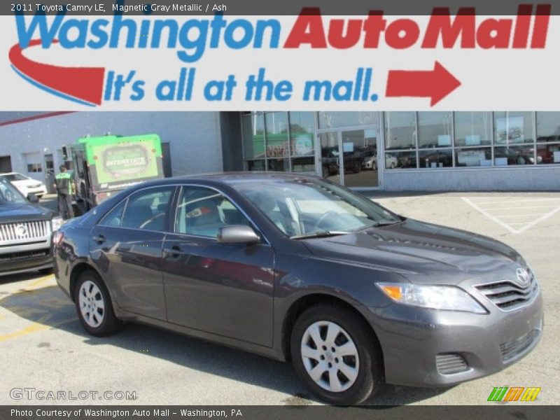 Magnetic Gray Metallic / Ash 2011 Toyota Camry LE
