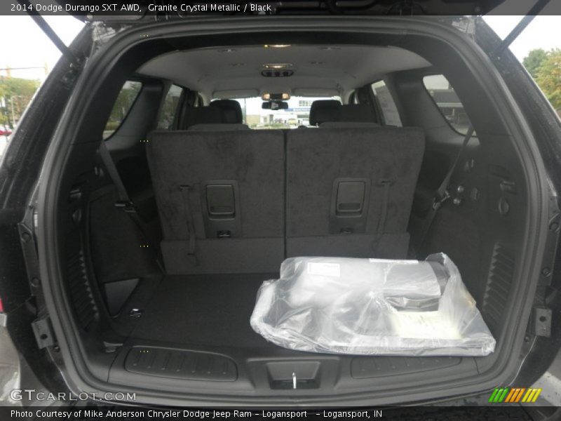  2014 Durango SXT AWD Trunk