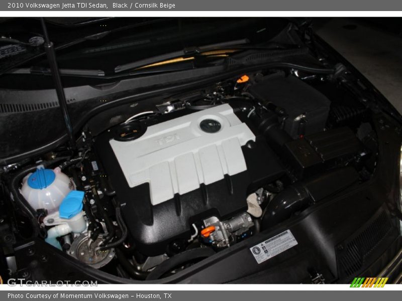 Black / Cornsilk Beige 2010 Volkswagen Jetta TDI Sedan