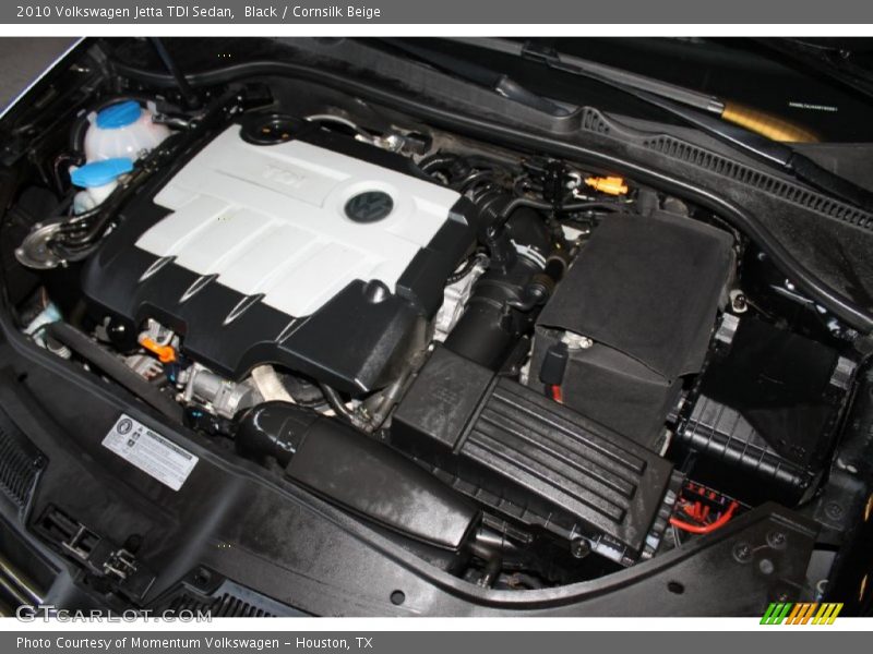 Black / Cornsilk Beige 2010 Volkswagen Jetta TDI Sedan